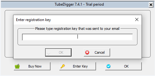 tubedigger registration key